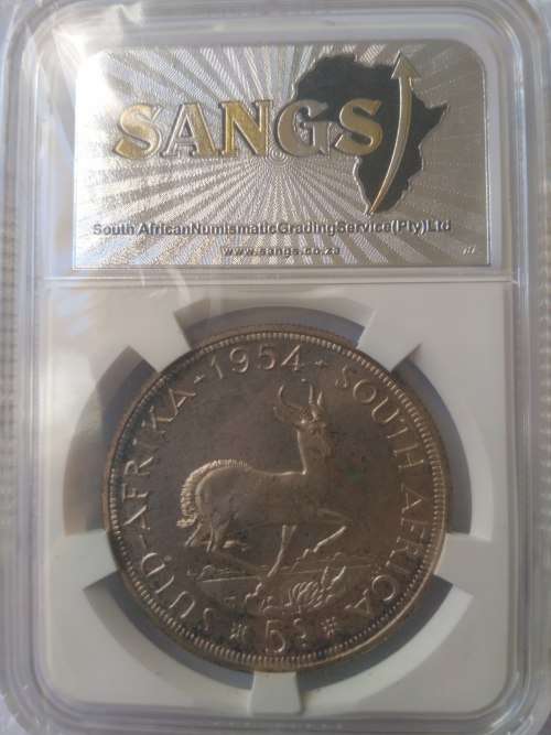 Beautiful 1954 Proof South African Crown