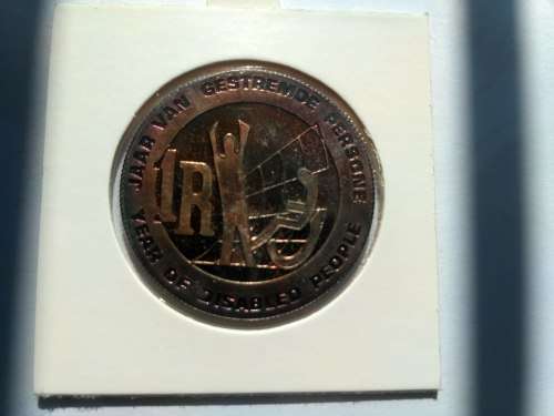 1986 Year of Disabled People Proof R1 Silver