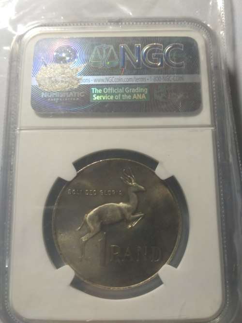 1968 English Uncirculated R1 MS63 NGC. Silver