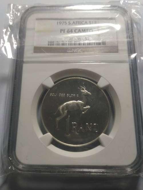 1975 Proof PF64 Cameo graded by NGC Silver R1