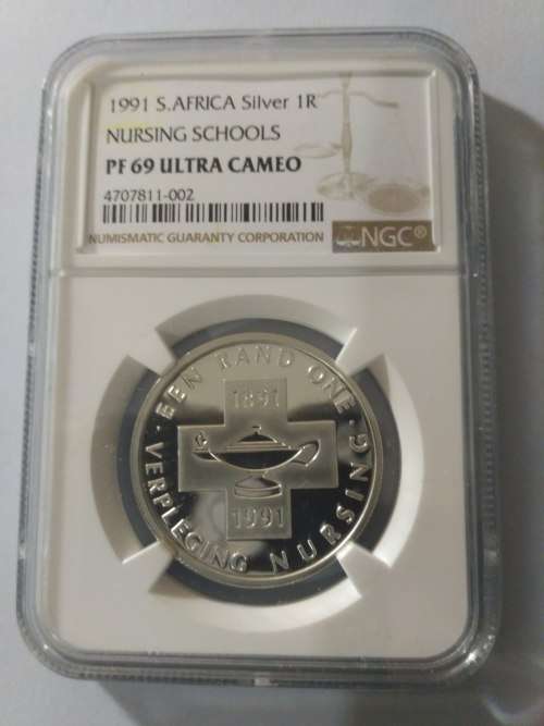 Beautiful 1991 Nursing Protea R1 Graded PF69 By Ngc
