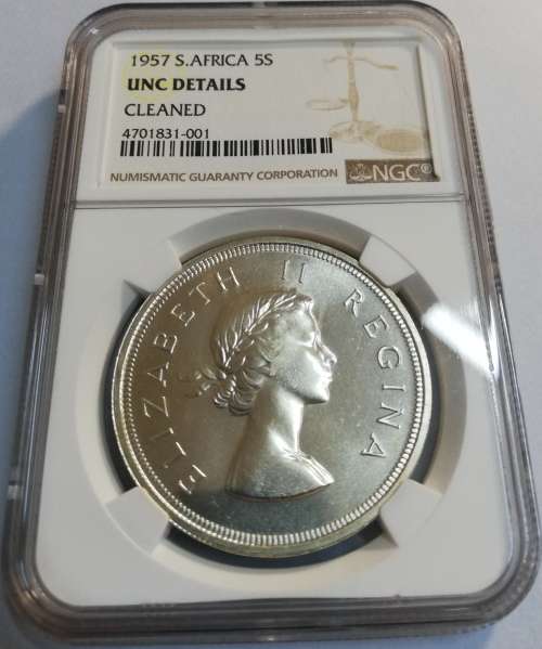 1957 NGC 5 Shillings Crown