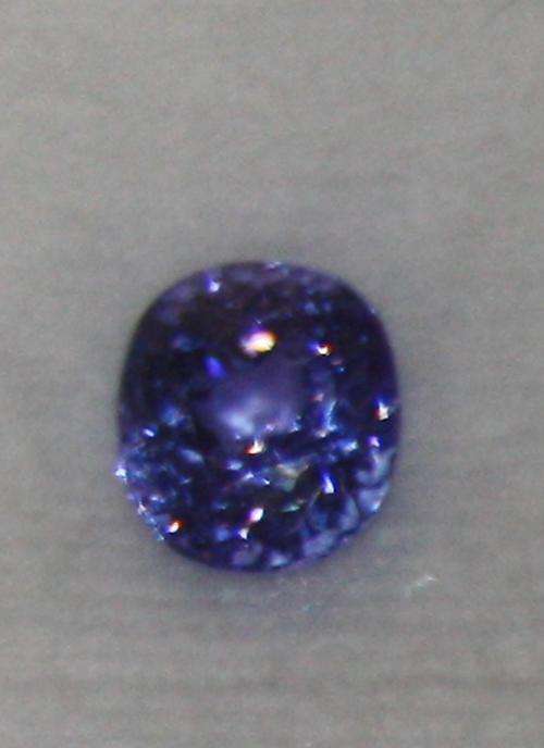 CERTIFIED 2.15ct NATURAL TANZANITE - OVAL - Moderate VIOLET Blue- VALUE R24215