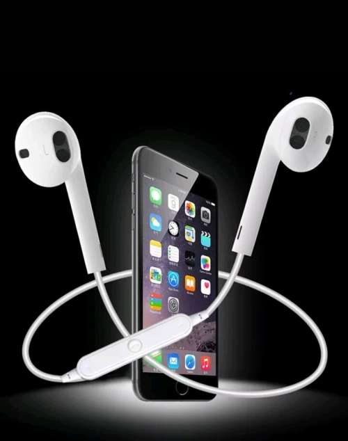 "LOCAL STOCK" Bluetooth earphones with carry case (white)