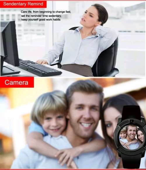 "LOCAL STOCK" V8 Smart Watch with Sim and memory card support