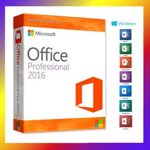 MICROSOFT OFFICE PROFESSIONAL 2016 | LIFE ACTIVATION | 32 AND 64 Bit