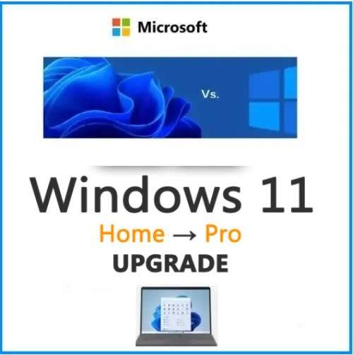 WINDOWS 11 HOME TO WINDOWS 11 PRO UPGRADE KEY- LIFETIME ACTIVATION | GENUINE LICENSE KEY
