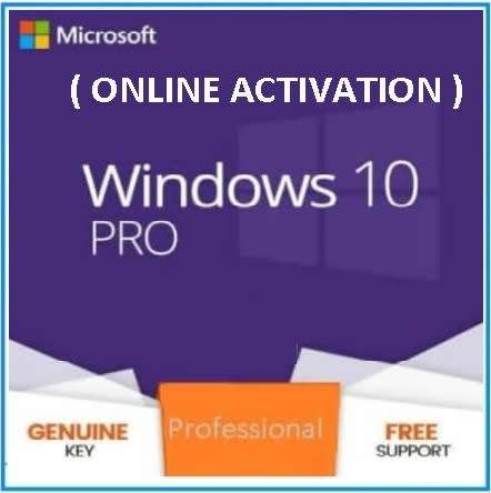 WINDOWS 10 PRO| ONLINE ACTIVATION | GENUINE LICENSE KEY