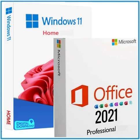 WINDOWS 11 HOME + OFFICE 2021 COMBO SALE (LIFETIME ACTIVATION)