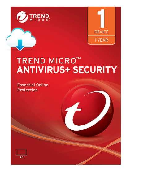 Trend Micro Antivirus Plus 1 Year 1 Device