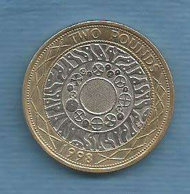 Great Britain.  1998 . Two Pound Coin  R 299.00 View scans