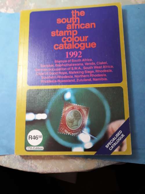 The South African Colour Stamp Catalogue 1992. Good Condition.17th Edition