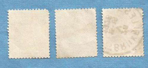 Belgium.1922. King Albert. 3 old Used Stamps. CV+/-  R 26.00 View scans