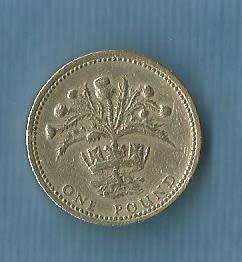 Great Britain .1984 . One Pound Coin .  R 248.00 View scans
