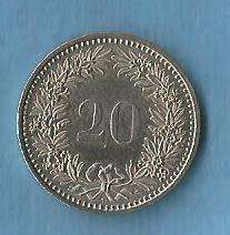 Confoederatio Helvetica (Switzerland).1995.  20 Rappen Coin .  R 38.00 View scans