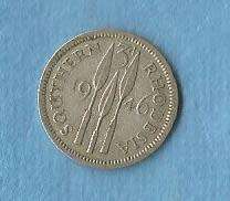 Southern Rhodesia, 1946, Three Pence Coin, V R 70.00 View scans