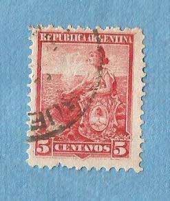 Argentina. 1899/1903.Symbols of the Republic. 1 Used Stamp.  CV+/-  R 7.00 View scans