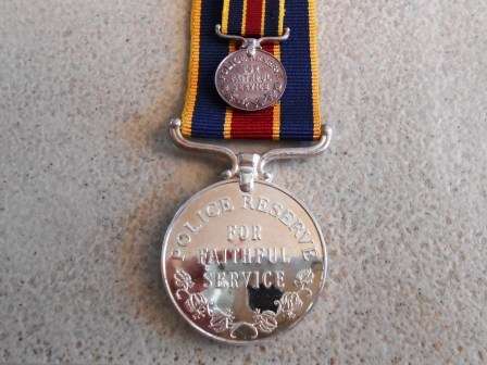 Rhodesian Police reserve Medal set for Faith full service - From Collectors set