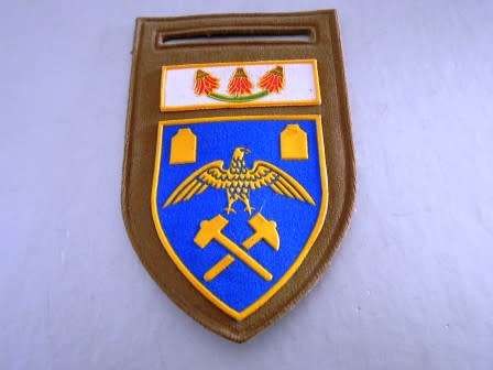 Regiment President Kruger Nutria Shoulder Flash