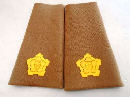 SADF Yellow Embossed Major Rank Insignia