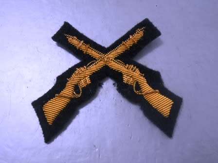 Rhodesian Bullion Wire Marksmans Badge