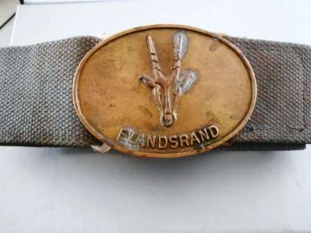 Elandsrand Gold Mine Belt (used to hold battery for Lamp)