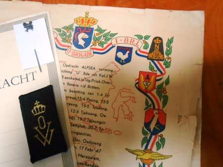 Dutch WWII Cross & Cross for Order & Peace ( Includes Paper work & Badges)