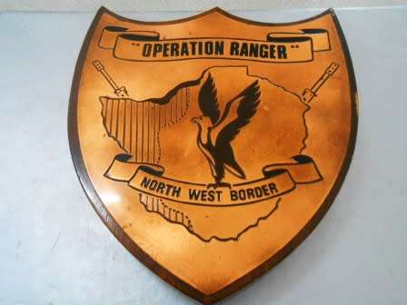 Rhodesian Operation Ranger Plaque