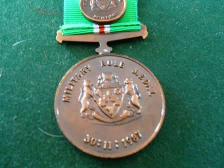 Transkei Military Rule Medal Set ( Full Size and Miniature )