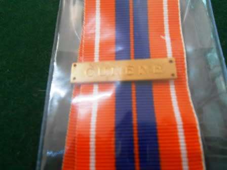 Pro Patria " Loose Suspender Variation" Full Size Medal with Cunene Bar