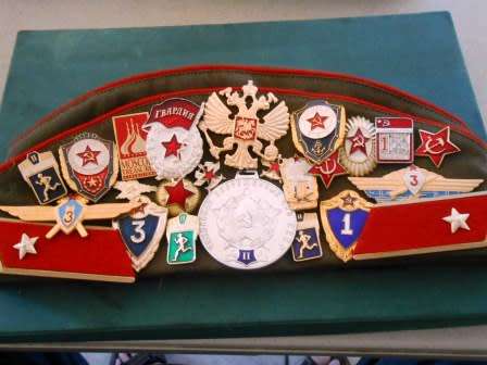 Russian Cap with Badges