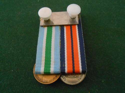 Mounted General Service and Unitas Miniature Medal Group