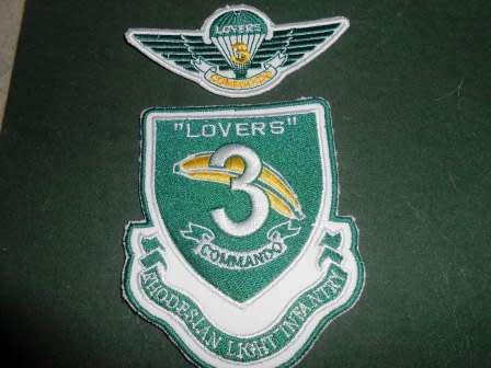Rhodesian Lovers Commando Patch & Wing *** Note this is a copy / Commemorative ***