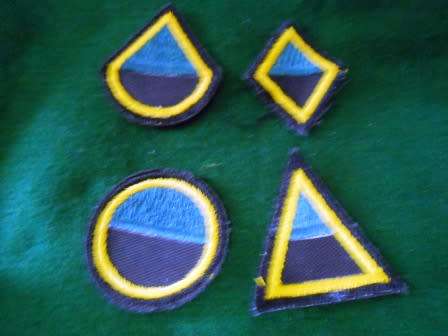 Collection of Infantry Company Shoulder Flashes