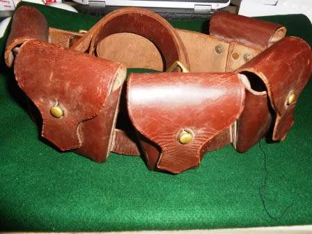 1903 PATTERN 303 LEATHER BANDOLIER