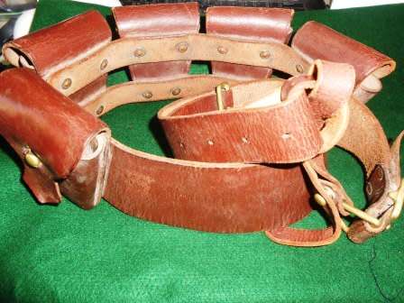1903 PATTERN 303 LEATHER BANDOLIER