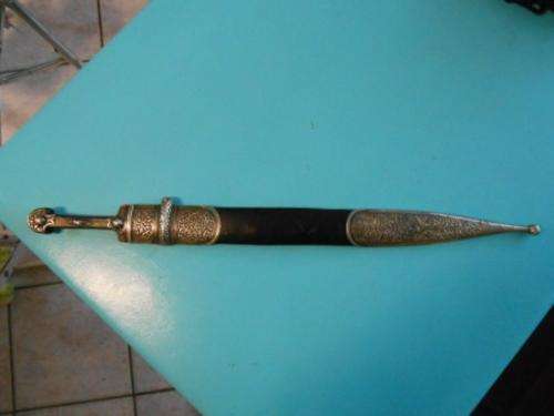 Russian Kindjal Sword (Adorned with silver - Hallmarked)