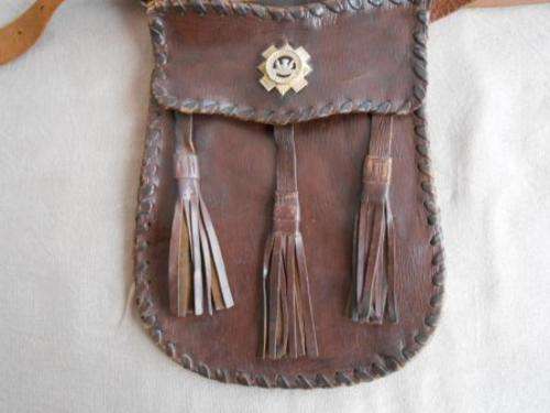 Sporran with Transvaal Scottish badge