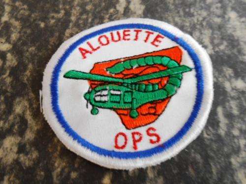 Alouette OPS Patch for Operational tour 1970 to 1990'S "Dinnes 3014/15"