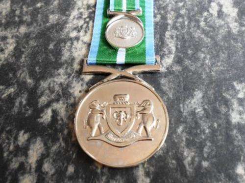 Venda Defence Force medal Long service (full size and minature)