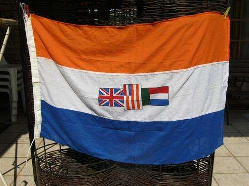 Old south African flag - orginal cotton