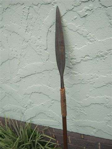 WWII spear - issued to non white SAP