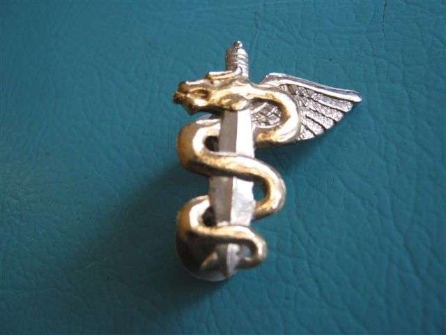 Medic orderly breast badge