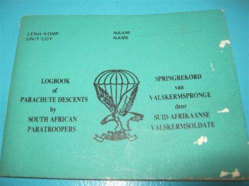 Parabat jumpers Log book - un used (very rare)