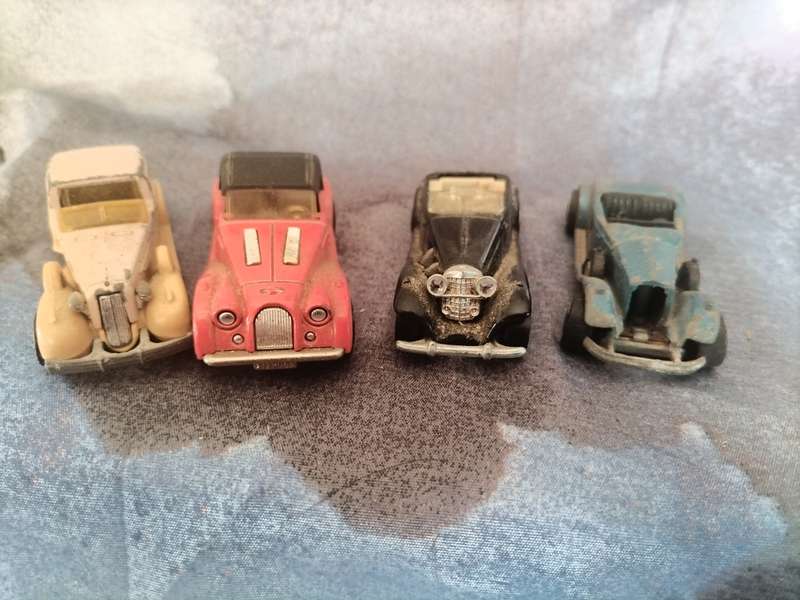 Four classic old school cars- price for all four