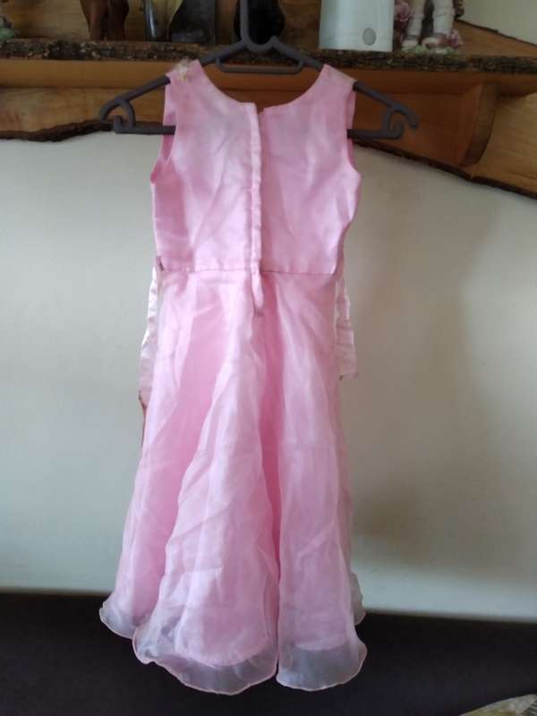 Pink girls dress- small