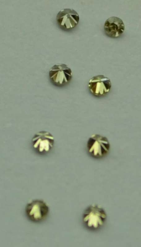 0.005 ct Loose diamonds light yellow