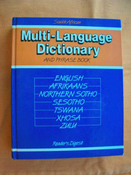 South African Multi-Language Dictionary and Phrase Book