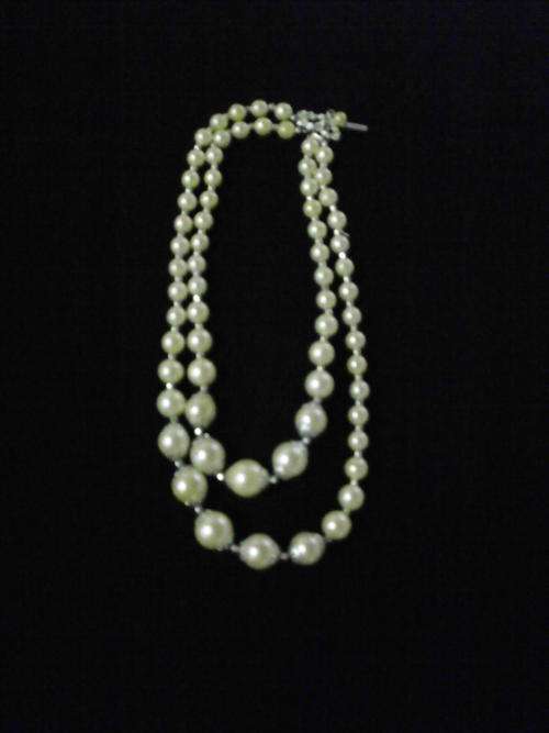 Vintage Double String of Pearls