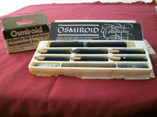 Vintage Osmiroid Calligraphy Pen Set